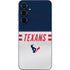 NFL Houston Texans White Striped Galaxy A55 5G Skin